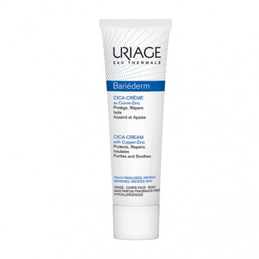 Uriage Bariederm Cica Cream with Copper-Zinc 100ml | Επανορθωτική Κρέμα για Όλη την Οικογένεια, για Πρόσωπο & Σώμα