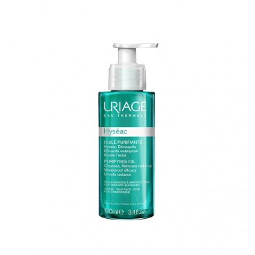 Uriage Hyseac Purifying Oil 100ml | Έλαιο Ντεμακιγιάζ Προσώπου & Ματιών για Λιπαρό Δέρμα