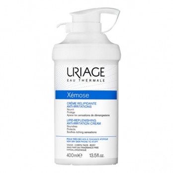 Uriage Xemose Cream 400ml | Κρέμα Αναπλήρωσης των Λιπιδίων κατά Ερεθισμών 