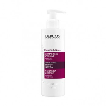 Vichy Dercos Densi-Solutions Thickening Shampoo 250ml | Σαμπουάν Πύκνωσης για Αδύναμα, Λεπτά Μαλλιά