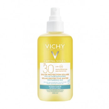 Vichy Capital Soleil Solar Protective Water Hydrating SPF30 200ml | Ενυδατικό Νερό Προστασίας Από Τον Ήλιο