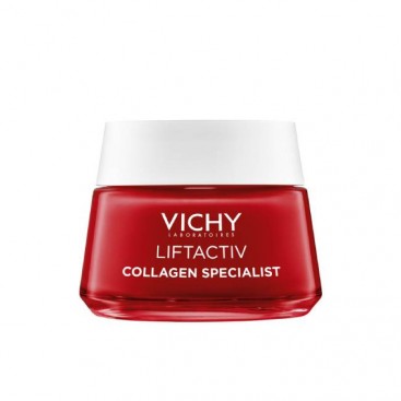 Vichy Liftactiv Collagen Specialist 16 Day Cream 50ml |  Αντιγηραντική Κρέμα Ημέρας Προσώπου για Ρυτίδες και Απώλεια Κολλαγόνου