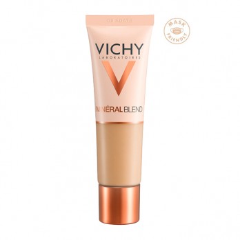 Vichy Mineralblend Make-Up Fluid 09 Agate 30ml | Ενυδατικό make-up για Όλους τους Τύπους Επιδερμίδας 