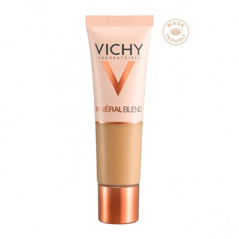 Vichy Mineralblend Make-Up Fluid 12 Sienna 30ml | Ενυδατικό make-up για Όλους τους Τύπους Επιδερμίδας 