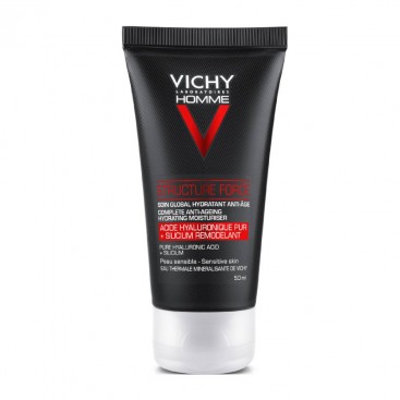 Vichy Homme Structure Force 50ml | Αντρική Αντιρυτιδική Κρέμα Προσώπου & Ματιών