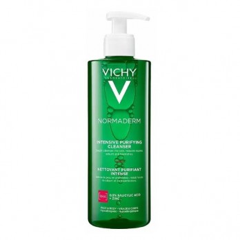 Vichy Normaderm Phytosolution Intensive Purifying Gel 400ml | Gel Καθαρισμού για Λιπαρές  Επιδερμίδες με Τάση Ακμής