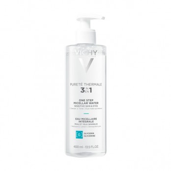 Vichy Purete Thermale Micellar Water 3σε1 400ml | Καθαριστικό Νερό Ντεμακιγιάζ για Ευαίσθητη Επιδερμίδα