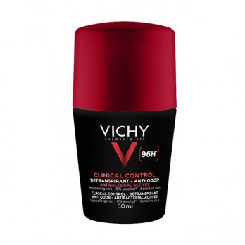 Vichy Homme Deodorant Clinical Control 96h Roll-On 50ml | Ανδρικό Αποσμητικό κατά του Ιδρώτα και της Κακοσμίας 