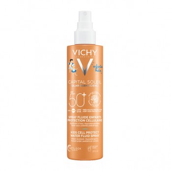 Vichy Capital Soleil Cell Protect Water Fluid Spray Spf 50+ For Kids 200ml | Παιδικό Αντηλιακό Spray  