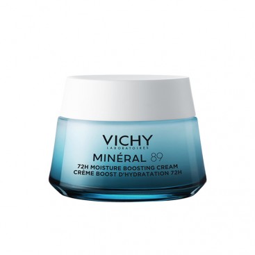 Vichy Mineral 89 72h Moisture Boosting Cream 50ml | 72ωρη Κρέμα Προσώπου για Ενυδάτωση με Υαλουρονικό Οξύ