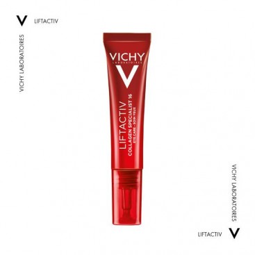 Vichy Liftactiv Collagen Specialist 16 Eye Care 15ml | Αντιγηραντική Κρέμα Ματιών, Ενισχύει το Κολλαγόνο και Διορθώνει 16 Σημάδια Γήρανσης 