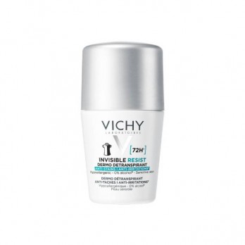 Vichy Invisible Anti-Stain - Anti Irritation Deodorant Roll-On 50ml | Αποσμητικό κατά των Σημαδιών και της Έντονης Εφίδρωσης 72ωρών 