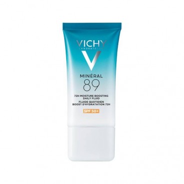 Vichy Mineral 89 72h Moisture Boosting Daily Fluid SPF50+,50ml  | Καθημερινή Λεπτόρρευστη Κρέμα Booster Ενυδάτωσης 72Η με SPF50+ 