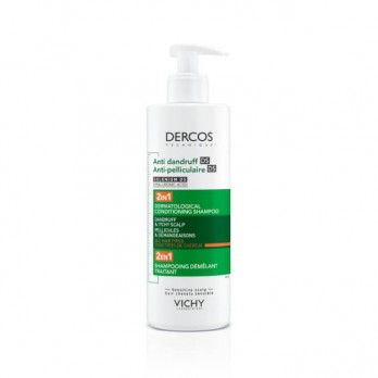 Vichy Dercos Anti-Dandruff DS 2in1 Shampoo & Conditioner 390ml | Σαμπουάν & Conditioner Κατά της Ξηροδερμίας, της Πιτυρίδας & του Κνησμού