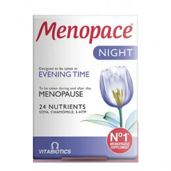 Vitabiotics Menopace Night 30 tabs | Συμπλήρωμα Διατροφής για την Εξάλειψη των Νυχτερινών Συμπτωμάτων της Εμμηνόπαυσης