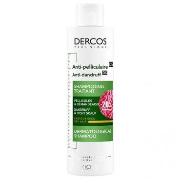 Vichy Dercos Anti-Dandruff DS Dry Hair Special Price 200ml | Αντιπυτιριδικό Σαμπουάν για Ξηρά Μαλλιά