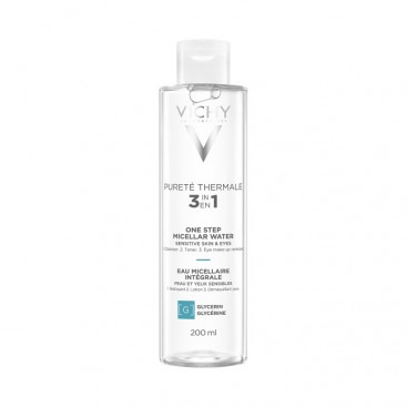 Vichy Purete Thermale Micellar Water 3σε1 200ml | Καθαριστικό Νερό Ντεμακιγιάζ για Ευαίσθητη Επιδερμίδα