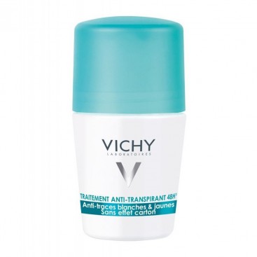 Vichy Deodorant  Anti-marks Roll-On 48h 50ml |Αποσμητικό Κατά Λευκών & Κίτρινων Σημαδιών - 48h Προστασία