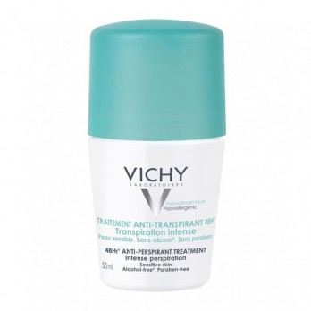 Vichy Deodorant Roll-On 48h Intensive 50ml | Αποσμητικό 48 ωρών για Έντονη Εφίδρωση 