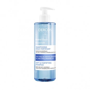 Vichy Dercos Mineral Doux 400ml | Σαμπουάν Απαλό & Τονωτικό 