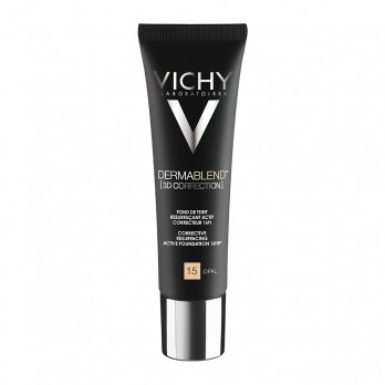 Vichy Dermablend 3D Correction SPF25 Νο15 Opal 30ml|Διορθωτικό Make up  για  Επιδερμίδα με Τάση Ακμής