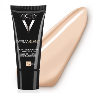 Vichy Dermablend Fluid Corrective Foundation No15 Opal 30ml | Διορθωτικό Make-up με Λεπτόρευστη Υφή Απόχρωση Πολύ Ανοιχτή