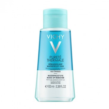 Vichy Purete Thermale Waterproof Eye Make-Up Remover 100ml | Ντεμακιγιάζ Ματιών για Αδιάβροχο Μακιγιάζ