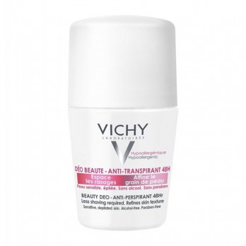 Vichy Deodorant Roll On Ideal Finish 50ml | Αποσμητικό που Αραιώνει το Διάστημα μεταξύ των Ξυρισμάτων, 48h Προστασία