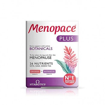 Vitabiotics Menopace Plus, 2x28Tabs | Όλοκληρωμένο Συμπλήρωμα για την Εμμηνόπαυση