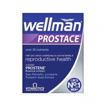 Vitabiotics Wellman Prostace 60tabs | Συμπλήρωμα Διατροφής για την Καλή Υγεία του Προστάτη 