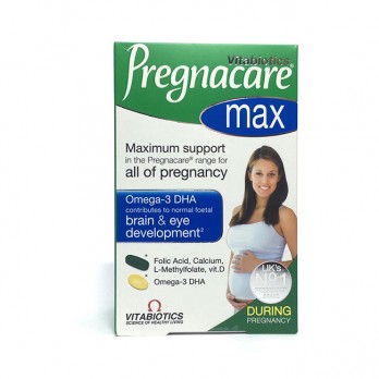 Vitabiotics Pregnacare Max Συμπλήρωμα για τη Μέγιστη Διατροφική Υποστήριξη των Γυναικών κατά την Περίοδο της Εγκυμοσύνης, 56 tabs + 28 caps