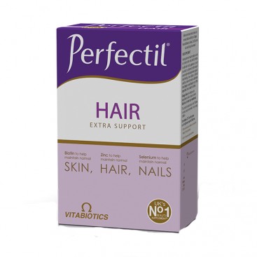 Vitabiotics Perfectil Plus Hair Extra Support, Υγιή Μαλλιά, Δέρμα & Νύχια 60 tabs