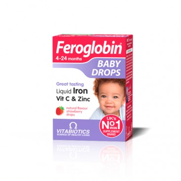 Vitabiotics Feroglobin Baby Drops 30ml | Σίδηρος σε Σταγόνες για Βρέφη 4-24 μηνών