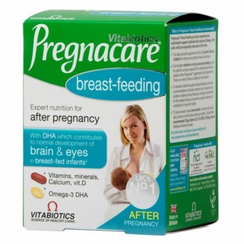 Vitabiotics Pregnacare Breast-feeding, Ενισχυμένη Φροντίδα για την Περίοδο του Θηλασμού 84Tabs/Caps