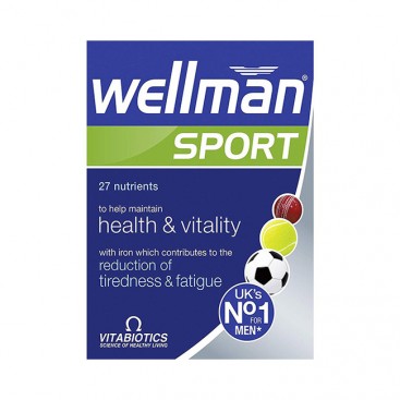 Vitabiotics Wellman Sport, Μοναδική Σύνθεση Ειδικά Σχεδιασμένη για Άνδρες που Αθλούνται, 30tabs