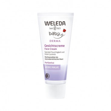 Weleda Baby White Mallow Face Cream 50ml | Κρέμα Προσώπου με Μολόχα 