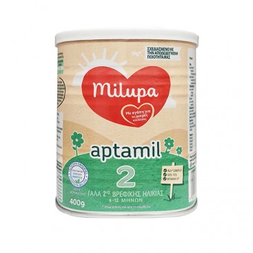 Milupa Aptamil 2 Γάλα σε Σκόνη για Μωρά από 6ο Μήνα, 400gr