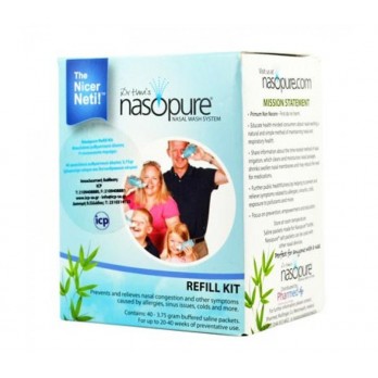 Nasopure Refill Kit 40τμχ| Ανταλλακτικά Συστήματος Ρινικής Πλύσης